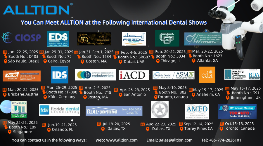 You Can Meet ALLTlON at the Following International Dental Shows