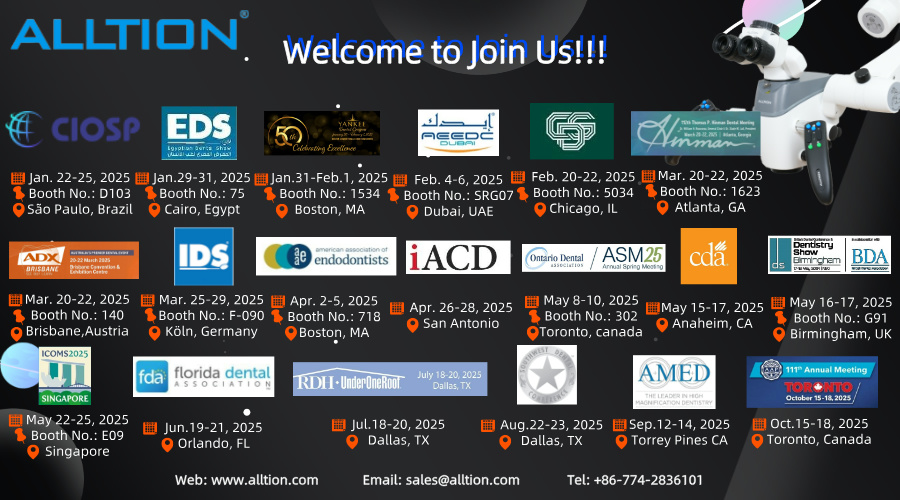 You Can Meet ALLTlON at the Following International Dental Shows